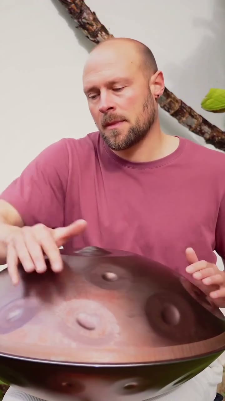 F# Low Pygmy 21 Handpan · Ember Steel · Ayasa Instruments