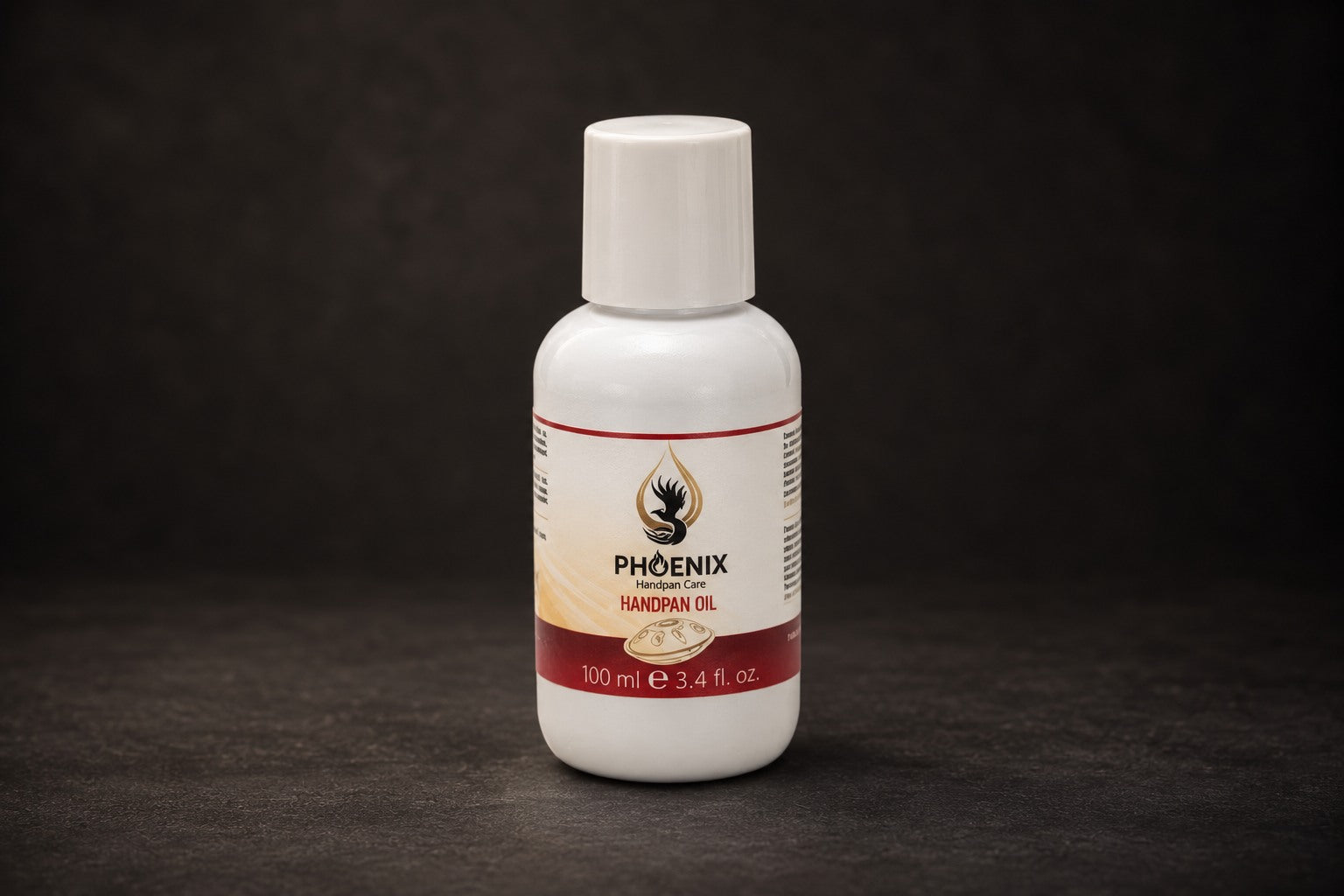 Bottle of Phoenix handpan oil, 100 ml