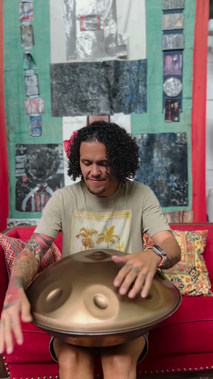 C Ashakiran 17 Handpan · Ember Steel · Ayasa Instruments