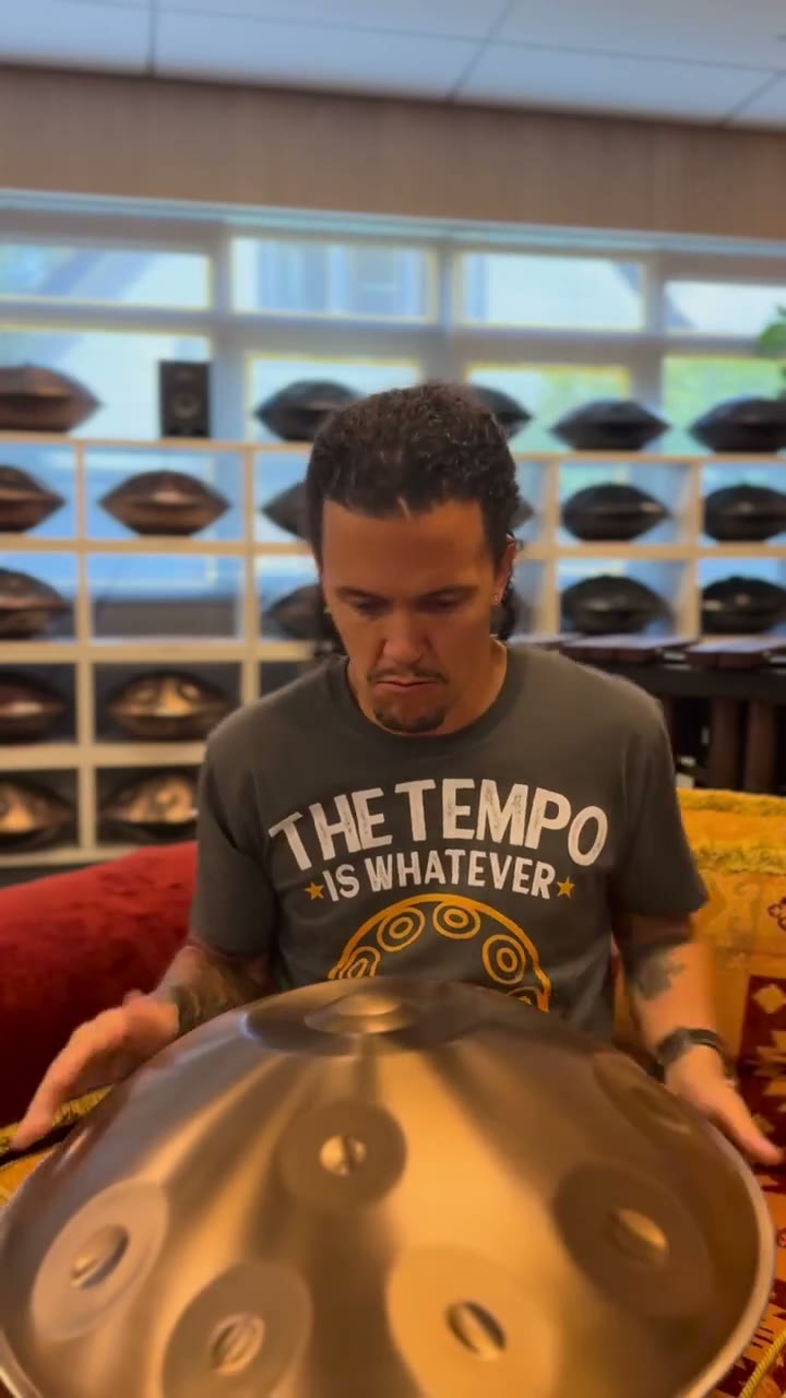 D Aegean 18 Handpan · Ember Steel · Ayasa Instruments
